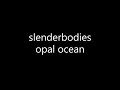 slenderbodies - opal ocean (Lyrics)