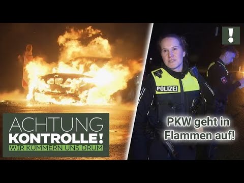 Technischer Fehler? 😲 Auto geht PLÖTZLICH in Flammen auf! | Achtung Kontrolle