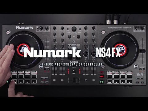 Numark NS4FX Introduction | 4-Channel DJ Controller with Effects and Pro Inputs and Outputs