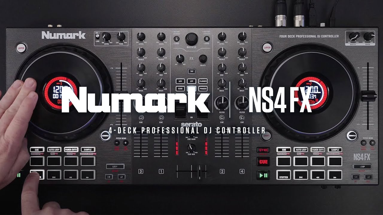 Numark Contrôleur DJ NS4FX