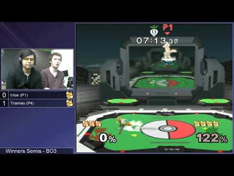 SG 19.5 SSBM - trilok (Red Fox) vs. HoG | Tiramisu (Default Fox) - Melee WSF
