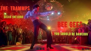 #Disco The Trammps (Disco Inferno) Bee Gees (You Should Be Dancing) Remix Óvalo Club, Dj V.F.E.