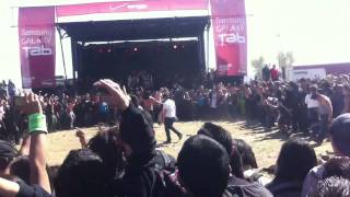 EXTREME THING 2011 - Suicide Silence WALL OF DEATH