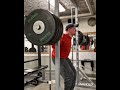 Heavy Leg Day - 180kg narrow stance squats 8 reps for 3 sets