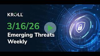 March 16, 2026 Emerging Threats Weekly