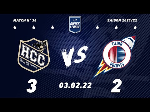 03.02.2022 HC La Chaux-de-Fonds - HCB Ticino Rockets (3-2)