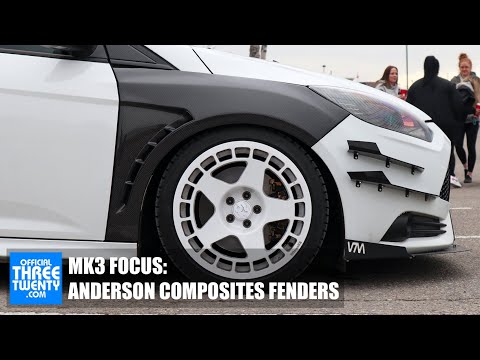 Fitting Anderson Composites Fenders to Yolanda's Mk3 Focus ST