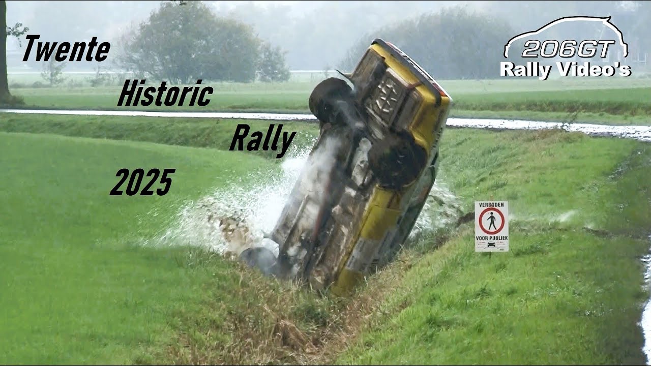 Twente Historic Rally 2025 Crash