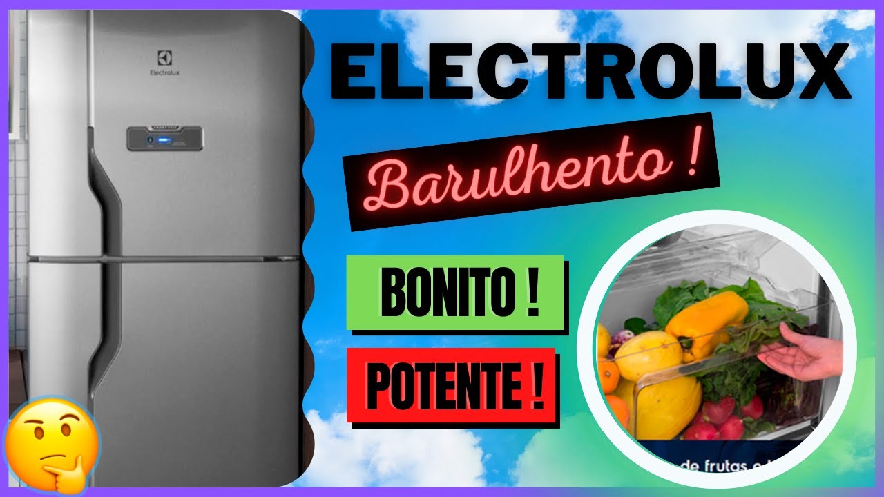 REFRIGERADOR Electrolux INOX DFX41 FROST FREE 371L é BOA? Ela é BONITA e um pouco de BARULHO!