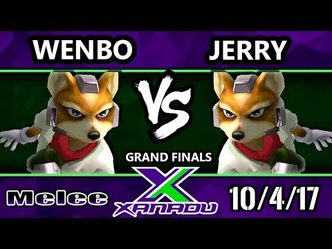 S@X 222 Melee - Jerry (Fox) Vs. Wenbo (Fox) - Smash Melee Grand  Finals - SSBM