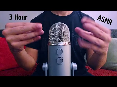 ASMR 3 Hours of Intense, Deep Tapping & Hand Sounds (no talking)