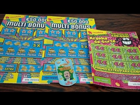 Mehrere Boni!!!! Neue Rubbellose/Neues portugiesisches Rubbellos