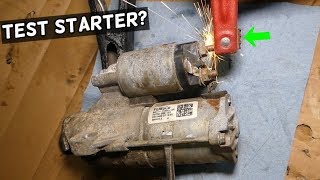 HOW TO TEST A STARTER demonstrated on FORD