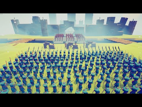 CAN 100x SAMURAI CPTURE MEDIEVAL CASTLE? - Totally Accurate Battle Simulator TABS