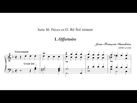 Jean-François Dandrieu – Pièces d'orgue, Suite 3
