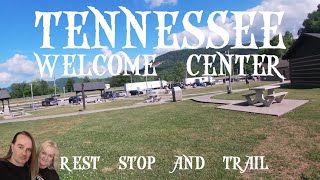 Jellico - Tennessee Rest Stop Welcome Center | Interstate 75 South | We Found A Hidden Trail!