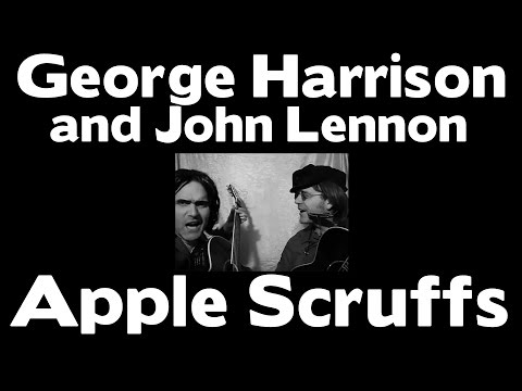 George Harrison At John Lennons House - Apple Scruffs