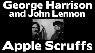 George Harrison At John Lennons House - Apple Scruffs