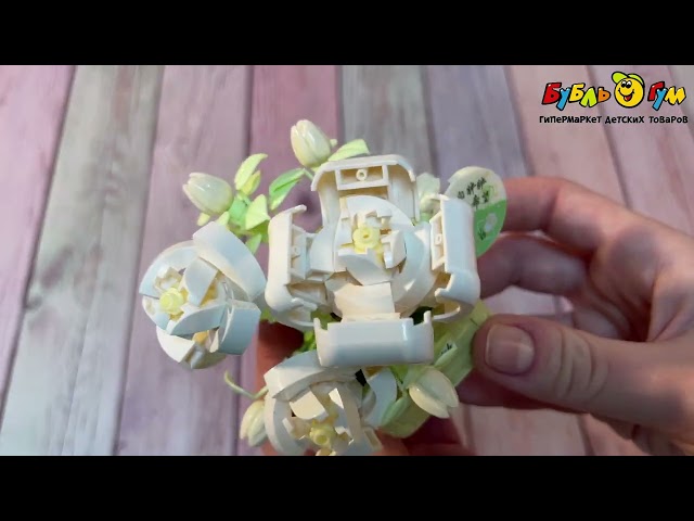 Конструктор Lanson Toys Орхидеи в корзинке 166дет  - видео