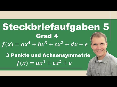 Steckbrief 5: Grad 4, 3 Punkte , Achsensymmetrie