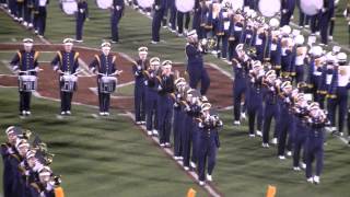 Notre Dame Band plays the Victory March at OU-Notre Dame 10/27/12