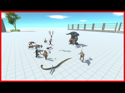 WEAKEST UNITS 10xHP VS EVERY BOSS - ANIMAL REVOLT BATTLE SIMULATOR