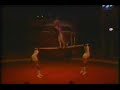 Sacha Pavlata Marie Pierre Bénac David Dimitri Perform Russian Barre In Big Apple Circus 1980s