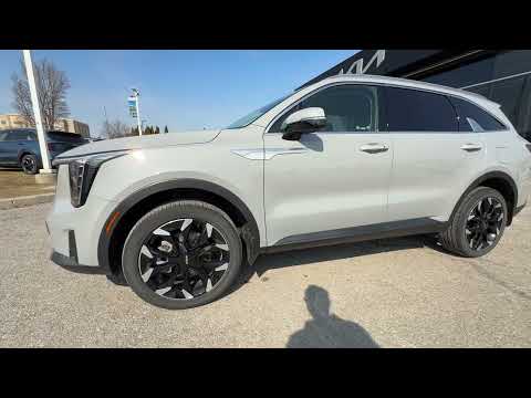 2025 Kia Sorento EX AWD in Gray for sale at Clarington Kia in Bowmanville, ON