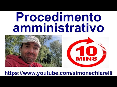 Fast Law: Simone Chiarelli explains Law 241/1990 in 10 minutes.