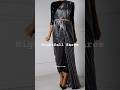 Black Pant Saree Drape Modern Saree Look Farewell Saree Saree Drape Shorts