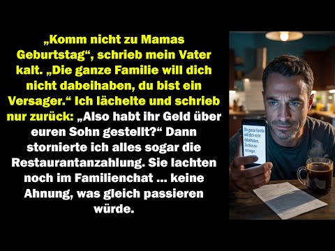 My father wrote: “Don’t come to Mom’s birthday” – I canceled everything and waited quietly