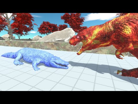 Ice Purussaurus Death Run - Animal Revolt Battle Simulator