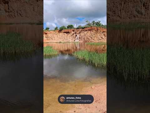 Açude transbordando em Várzea do Poço na Bahia