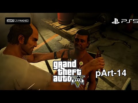 GTA 5 | PS5 Gameplay walkthrough Part-14| Next Gen version| PERFORMANCE + RAY TRACING | 4K-HDR NEW