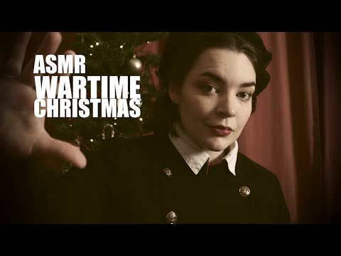 ASMR A Wartime Christmas - Caring Touches and Cozy Paper Crafting [Binaural]