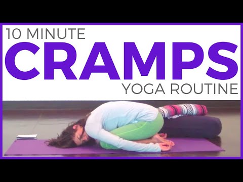 15 minute Yoga for Your Period | Yoga for Period Cramps, bloating, PMS