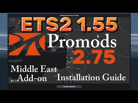 How to Install Promods 2.75 for Euro truck simulator 2 1.55