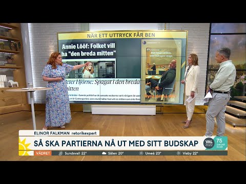 Retorikexperten partiernas budskapkamp: ”Se upp för papegoj-uttryck… | Nyhetsmorgon | TV4 & TV4 Play