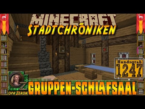 Minecraft #1247 -Stadtchroniken- Gruppen-Schlafsaal [HD+Deutsch]