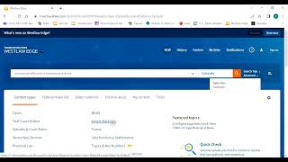 Finding Cases on Westlaw Edge