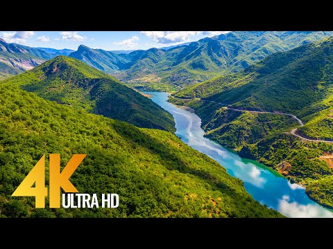 4K Drone Footage - Incredible Nature of Albania from the Height of Bird's Flight - Short Version