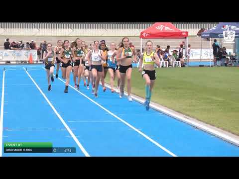 Girls Under 15 800m H2 - 2020 State Combined Events Championships // LAVicTV