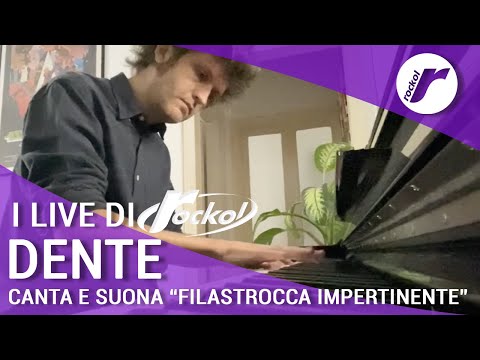 Dente canta e suona "Filastrocca impertinente" per Rockol