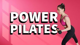 10 MIN POWER PILATES | Full Body Home Workout | Low Impact | + Weights