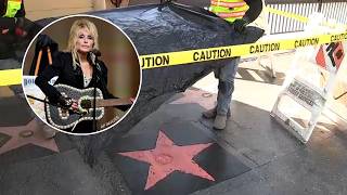 Dolly Parton's Hollywood Walk of Fame star vandalized; repairs underway