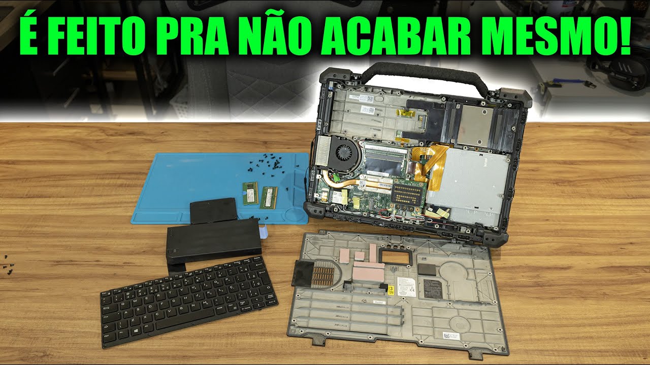 ABRINDO O NOTEBOOK MILITAR DE VERDADE! QUE NEGÓCIO BEM FEITO!
