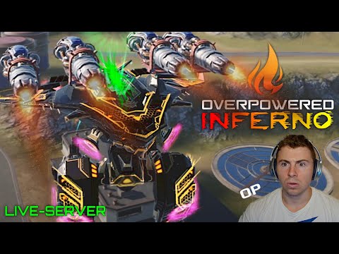 I'm Not Using These Again... Overpowered Inferno UE Ao Ming Ruins The Live Server | War Robots