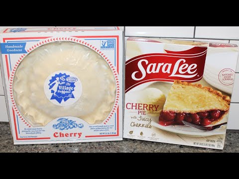 Who Makes The BEST Cherry Pie: The Village PieMaker or Sara Lee?