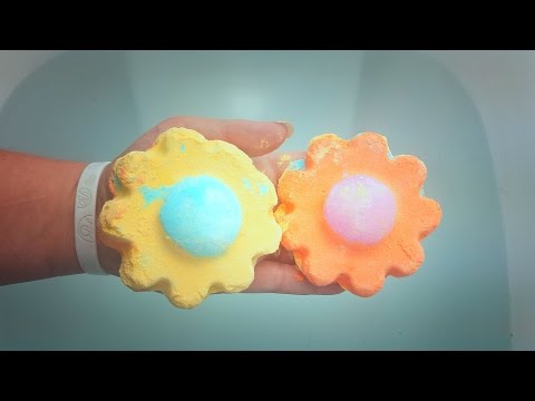 LUSH "Ups - a - Daisy" bath bomb DEMO in 360