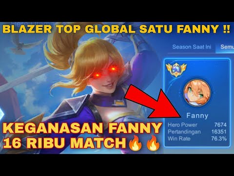 BLAZER FANNY 16.000 RIBU MATCH MENUNJUKAN KEGANASANNYA DIRANK!! AUTO KAGET SEMUA 😱 | Mobile Legends